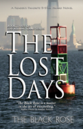 dusky color photograph of a bouy in the NY Harbor with highrisees buildings in the background